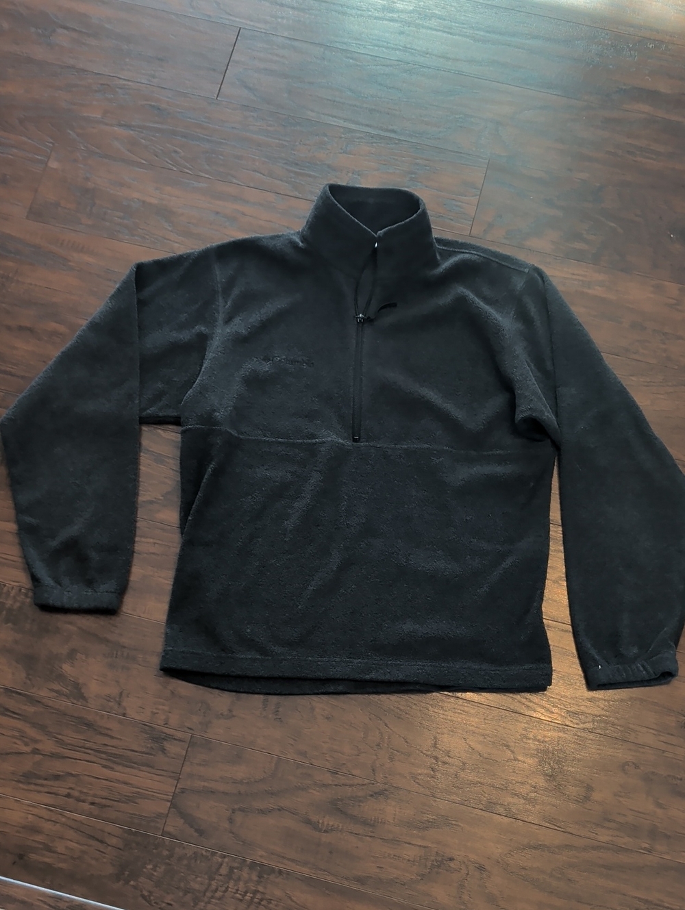 Columbia Charcoal Zip-Up Fleece Pullover